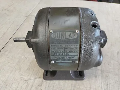 Vintage Sears Craftsman Dunlap 1/4 HP Electric Motor 1750 RPM 1157269 Shaft 1/2  • $99.99