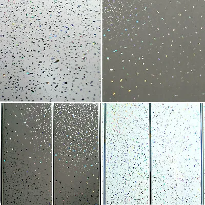 Grey Or White Sparkle Wall Bathroom Cladding Ceiling Panels Shower PVC Wet Room • £1.69