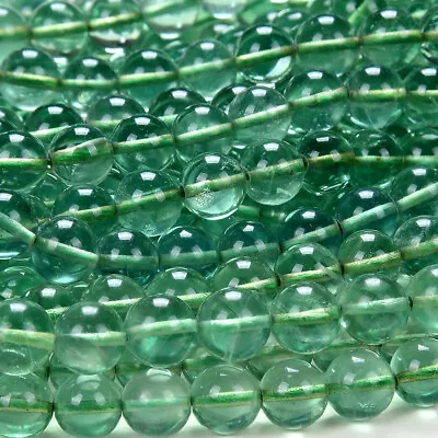 Natural Green Fluorite Grd AAA Round 5MM 6MM 7MM 8MM 9MM Loose Beads (D179) • $12.99