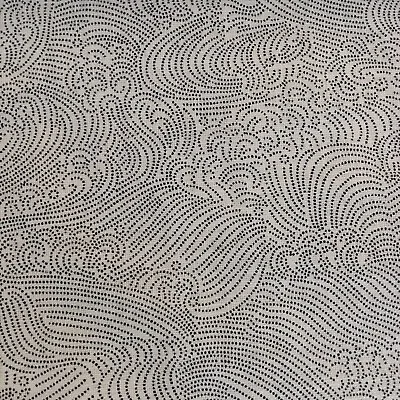 Japanese Kasuri Traditional White Waves Cotton Fabric Per 50cm 88333D2 1 • £9