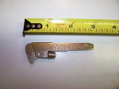 Unusual Small 3” Vintage Miniature Adjustable Wrench - Advertising USA • $10