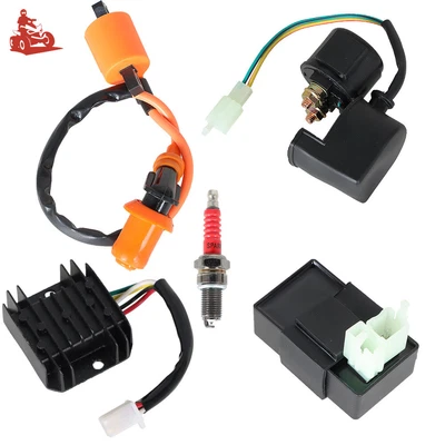 $30.01 • Buy 150 200 250 Cc ATV Racing Ignition Coil CDI Spark Plug Regulator Rectifier Relay