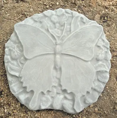 Butterfly Plaque Mold Plastic Concrete Cement Plaster Mould 8  X 1/2  Thick • $7