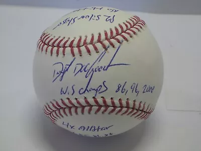 Doc Gooden Mets Legend Auto Signed Full Inscribed Mlb Baseball Coa Free Shipping • $69.99