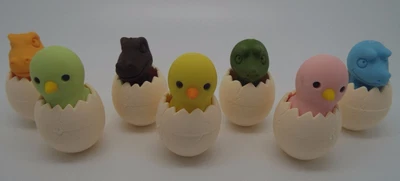 £2.49 • Buy IWAKO Japanese Novelty Egg Animals Erasers Rubbers Xmas Stocking 1st Class Post