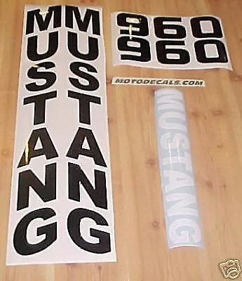 Decals Stickers For Mustang Skid Steer 940 960 • $50