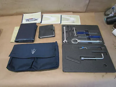 Maserati 4200 Spyder- Tool Kit Documents Bag Owners Manual Etc. P/N 191872 • $700
