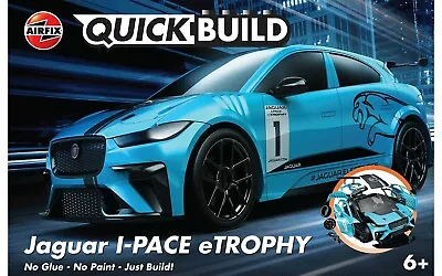 Airfix QUICK BUILD Jaguar I-PACE Snap Together Plastic Model Car Kit J6033 • $14.99