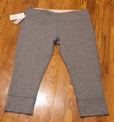 #S1 Marika Sport Performance Capri Heather Gray Grey XL BNWT • $5