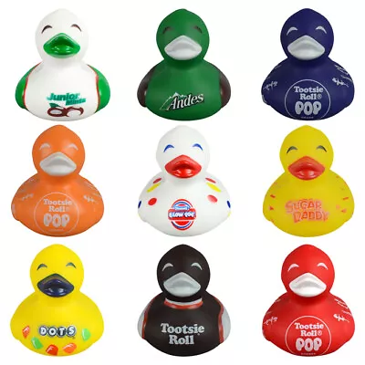 2  Inch TOOTSIE CANDY Vinyl Rubber Ducks: PICK YOUR OWN 9 Ducks Of FANATICISM!!! • $1.19