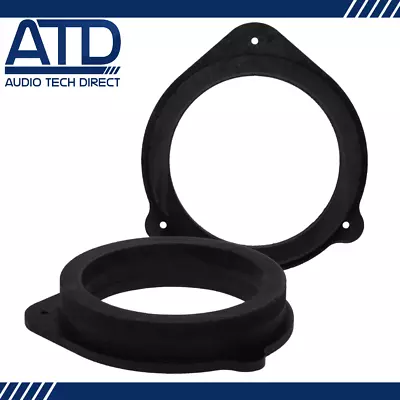 MDF Front Rear 165mm 6.5  Speaker Adaptors Rings For Audi A3 8P A4 B7 B6 R8 • £19.45