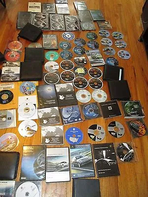 Lot Of 156 Navigation Discs Dvd Cd Mercedes Bentley Gm Ford Bmw Disc Mazda Caddy • $1790