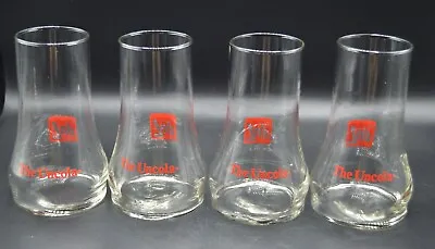 7UP Glasses  The Uncola Upside Down Drinking Glass Set Of 4 Vintage • $14.99