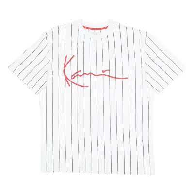 KARL KANI Striped Mens T-Shirt Cream M • £21.99