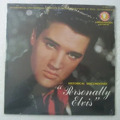 ELVIS PRESLEY   PERSONALLY ELVIS    FACTORY SEALED HIGH GRADE 2 Record Set 1979 • $18.50