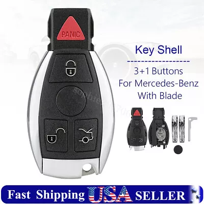 For Mercedes Benz ML350 GL450 CLK320 GLK350 Key Fob Remote Shell Case Cover • $12.79