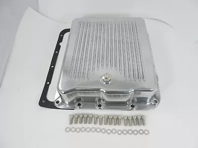 Polished Aluminum GM 700r4 Transmission Pan W/Gasket And Hardware Extra Capacity • $84.95