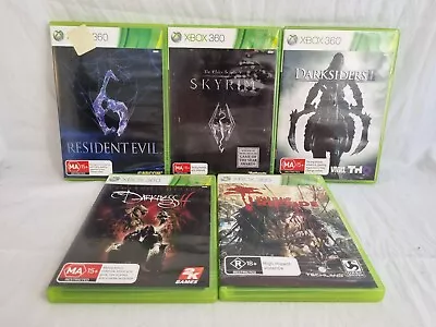 Xbox 360 Games Bundle Horror Thriller Fantasy Action Games  • $29.99