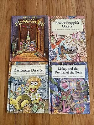 Vintage Fraggle Rock Book Lot Jim Henson Muppets 80s Hardcover Mokey Boober • $29.99