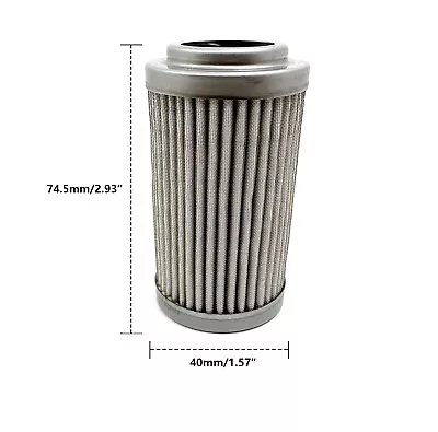 12650 10 Micron Filter Element Fits 2  OD Filter Housings Gas And Alcohol Fuels • $16.50