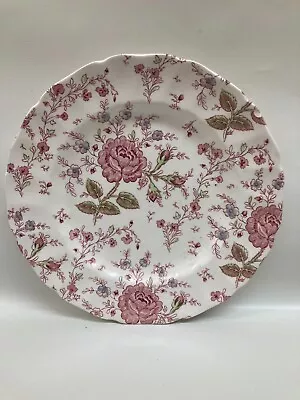 Johnson Brothers Rose Chintz Pink Dinner Plate 9-3/4  England • $4.95