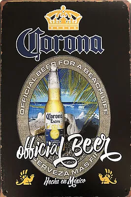 Corona Beer Rustic Vintage Metal Tin Signs Man Cave Shed & Bar Sign • $9.99