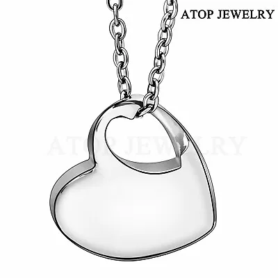 New Forever In My Heart Cremation Pendant Ashes Memorial Urn Necklace With Tool • $10.99
