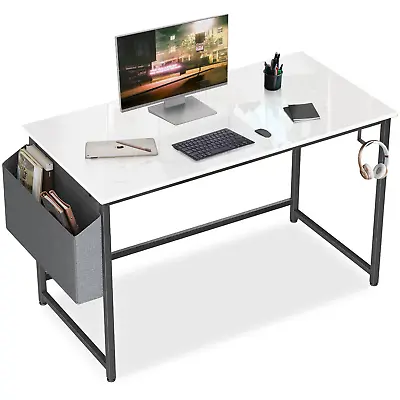 High Gloss Computer Desk Laptop PC Study Table Writing Home Office Desk Storage • £39.99