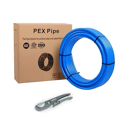 EFIELD 1  Blue Pex-b Pipe/Tubing 100ft Length For Potable WaterNSF& Pipe Cutter • $79.99