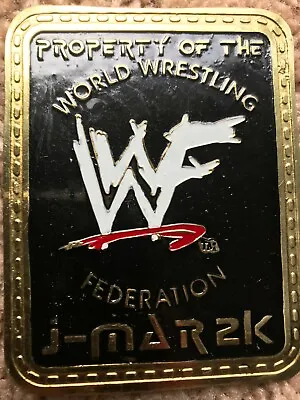 WWF ECW WWE WW WCW NWA WWWF TNA Brass Metal Wrestling Championship Belt Logos • $49.99