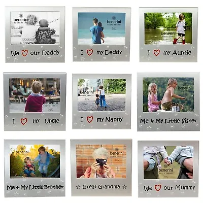 Personalised Photo Frame Mum Dad Auntie Grany Grandad Sister Brother Add Picture • £14.39