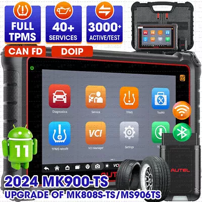 2024 Autel MaxiCOM MK900-TS Full TPMS Diagnostic Scanner Tool Bidirectional ABS • $849