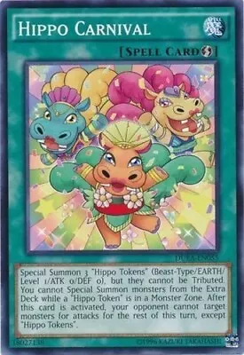 Hippo Carnival [Duelist Alliance] [DUEA-EN055] - Yu-Gi-Oh! - NM • $1