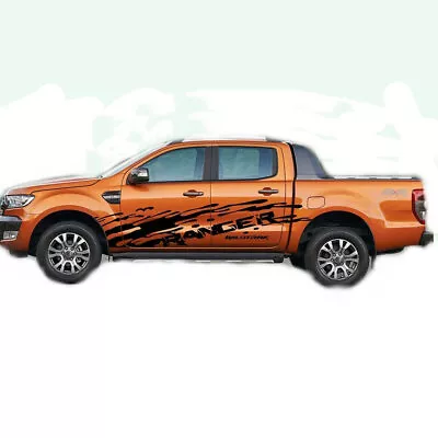 Graphics Splash Design Sticker Kit For Ford Ranger Pickup Side Door Decal Stripe • $124.07