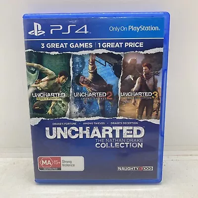 Uncharted The Nathan Drake Collection PlayStation 4 Free Postage AU Seller • $14.99