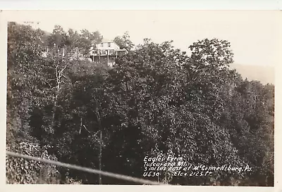 Vintage Linen Postcard Tuscarora Mountain McConnellsburg Pennsylvania B&W Unused • $4.95