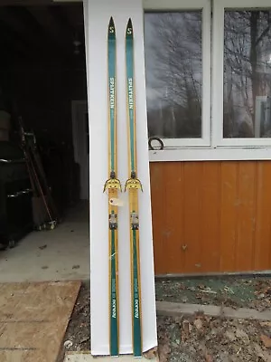 Vintage  Wooden   Ski Size   77   Long  Chalet Decor  Nice   ( 3974 • $49.99