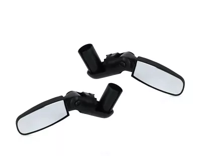2x Zefal Spin Cycle Mirror Bike Rear View Retractable Folding Road Safety Mirror • £17.98