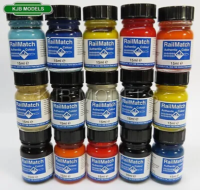 RailMatch 15ml Enamel Paints - Choice Of Colours - 119 To Choose From • £7.49