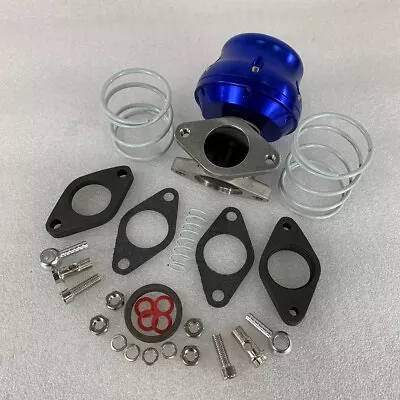 Blue Adjustable Universal 38mm 2 Bolts External Turbo Wastegate T70 GT35 T4 T3 • $69.99