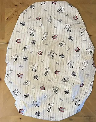 Vintage Walt Disney 101 Dalmatians Standard Crib Sheet - Free Shipping • $17.95