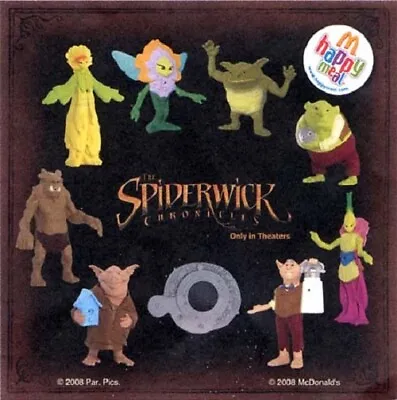 2008 Spiderwick Chronicles Mcdonalds Happy Meal Toys - U Pick • $2.99