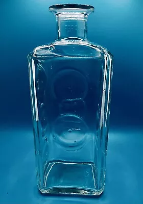 Vintage  I.W. HARPER Glass Bourbon Whiskey Bottle Decanter Vase • $3.99