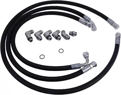 Duramax Transmission Lines HEAVY-DUTY Cooler Hose For 06-10 Chevy 6.6L W/Allison • $71