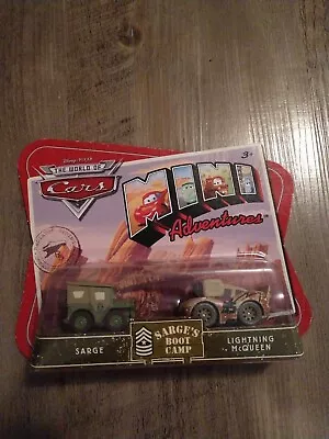 BRAND NEW! DISNEY PIXAR CARS: SARGE + LIGHTNING McQUEEN BOOT CAMP ADVENTURE! • $8.95