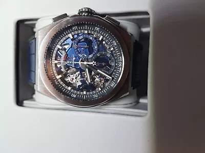 Zenith DEF EL PRIMERO 21 Titanium Blue Skeleton  Watch 95.9002.9004. 07/03/2023 • £5795