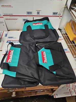 (3) MAKITA CONTRACTOR TOOL BAGS W/SHOULDER STRAP 14 X12 X9.5  DRILL IMPACT SAW • $30