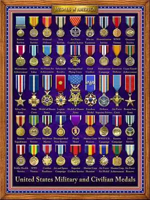 Medals Of America Military  Metal Sign • $39.95