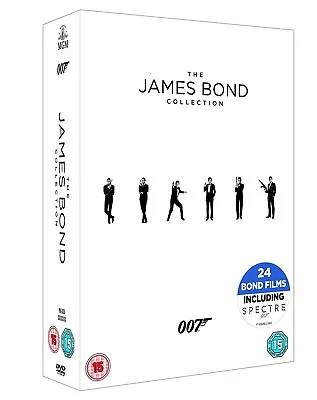 James Bond Complete Collection 1-24 Dvd Box Set 24 Disc R4  New&sealed  • $109.98