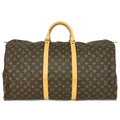 Louis Vuitton Monogram Keepall 60 Boston Travel Hand Bag/9Y2210 • £4.42